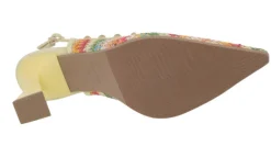 Salones Momsa Hippie en crochet multicolor para mujer