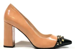 Salones Seneri en combinado negro nude