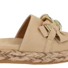 Sandalias Ancona con cadena y plataforma de yute