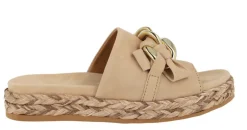 Sandalias Ancona con cadena y plataforma de yute