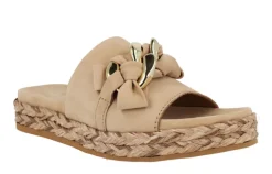 Sandalias Ancona con cadena y plataforma de yute