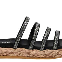 Sandalias Ancona de cuatro tiras con strass