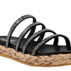 Sandalias Ancona de cuatro tiras con strass
