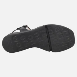 Sandalias Andy con tiras de piel combinadas y cuña WondersFLY