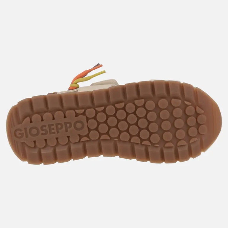 Sandalias Austell con cierre de velcro y detalle de trenzado multicolor