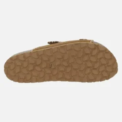 Sandalias Bio con hebillas y pespunteado