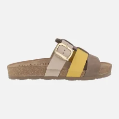 Sandalias bio con tiras de colores y hebilla Jerba 137