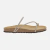 Sandalias bio con tiras de strass Brionia