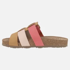 Sandalias bio con tiras de colores y hebilla Jerba 137
