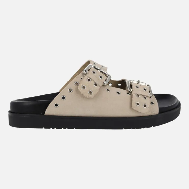 Sandalias bio Dara con hebillas y remaches