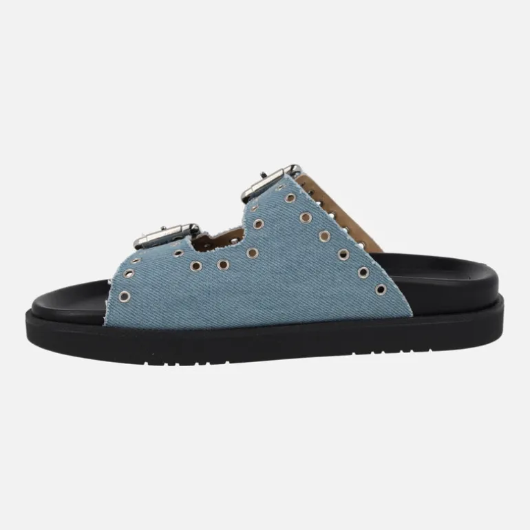 Sandalias bio Dara con hebillas y remaches