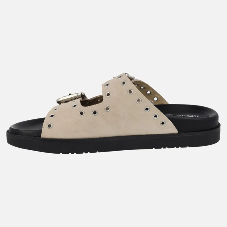 Sandalias bio Dara con hebillas y remaches