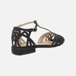 Sandalias cangrejeras con detalles de pedreria
