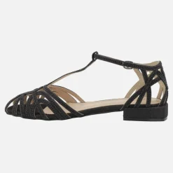 Sandalias cangrejeras con detalles de pedreria