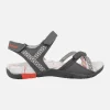 Sandalias Chiruca para mujer con cierre de velcros Valencia 18 gris