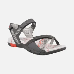Sandalias Chiruca para mujer con cierre de velcros Valencia 18 gris