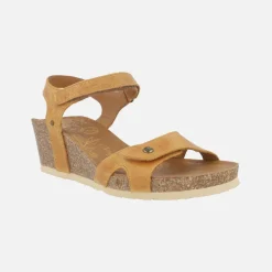 Sandalias con cuña y cierre de velcro Panama jack Julia Basics