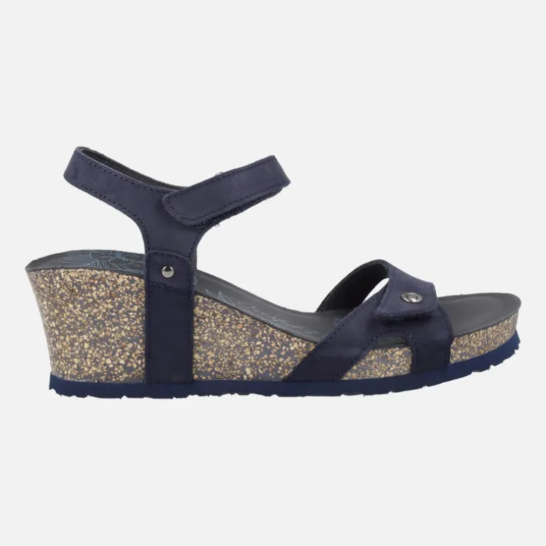 Sandalias con cuña y cierre de velcro Panama jack Julia Basics