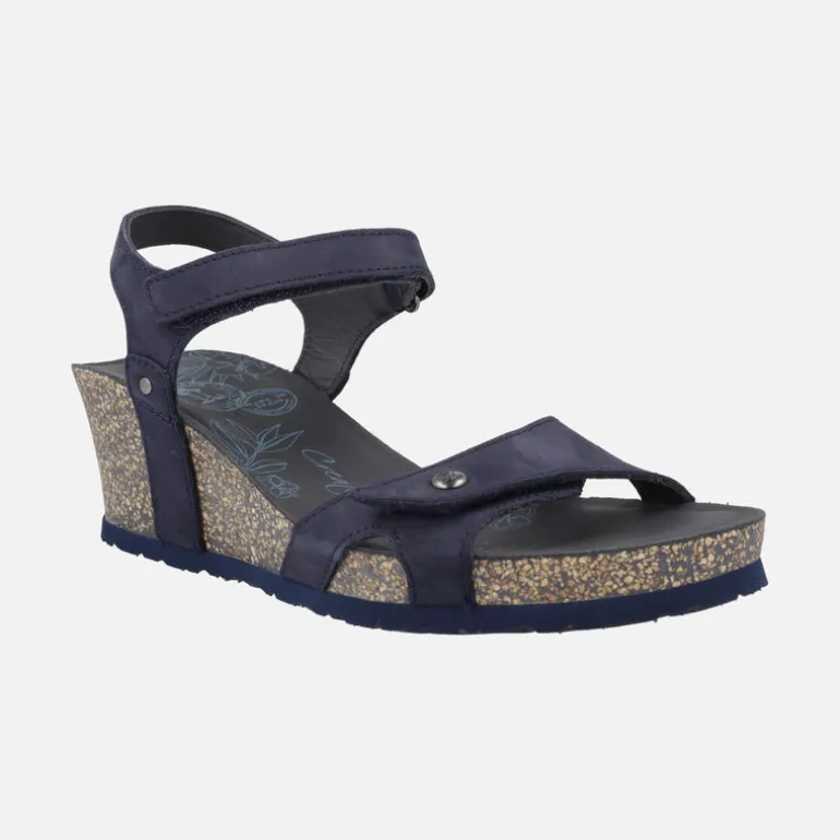 Sandalias con cuña y cierre de velcro Panama jack Julia Basics