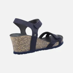 Sandalias con cuña y cierre de velcro Panama jack Julia Basics