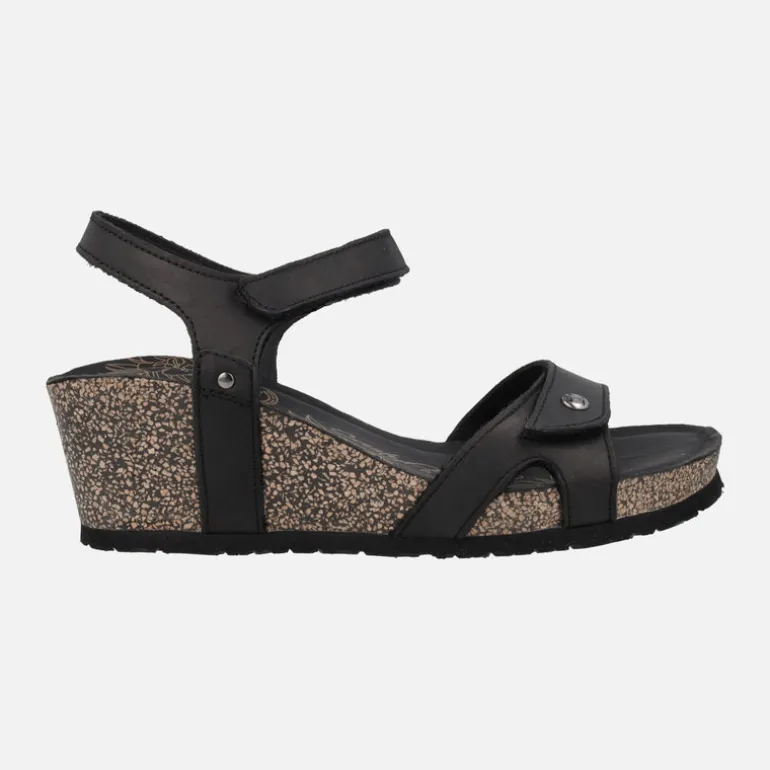 Sandalias con cuña y cierre de velcro Panama jack Julia Basics