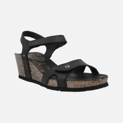 Sandalias con cuña y cierre de velcro Panama jack Julia Basics