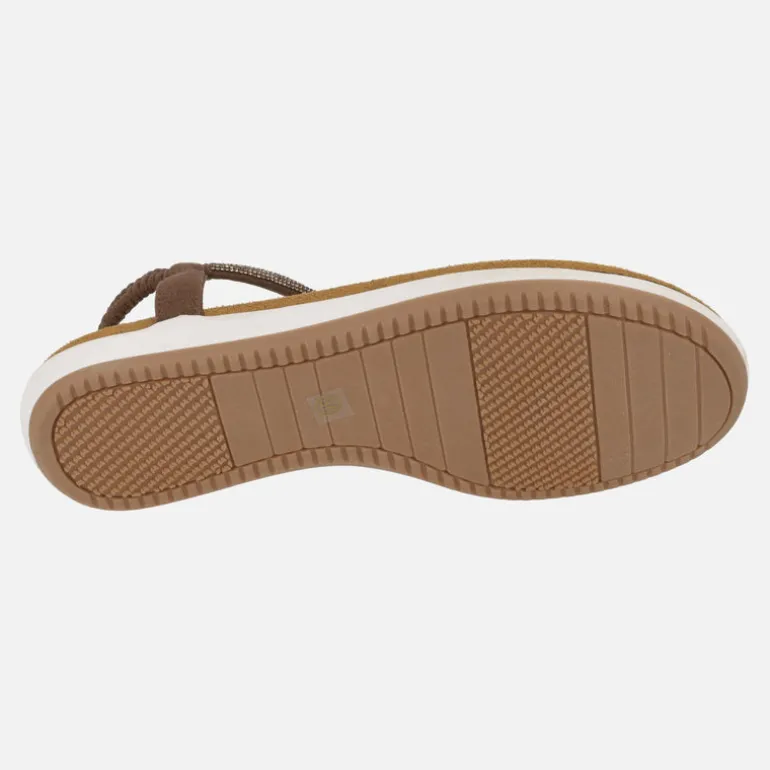 Sandalias con tira tobillera de estilo azteca