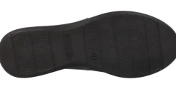 Sandalias confort en combinado negro para mujer