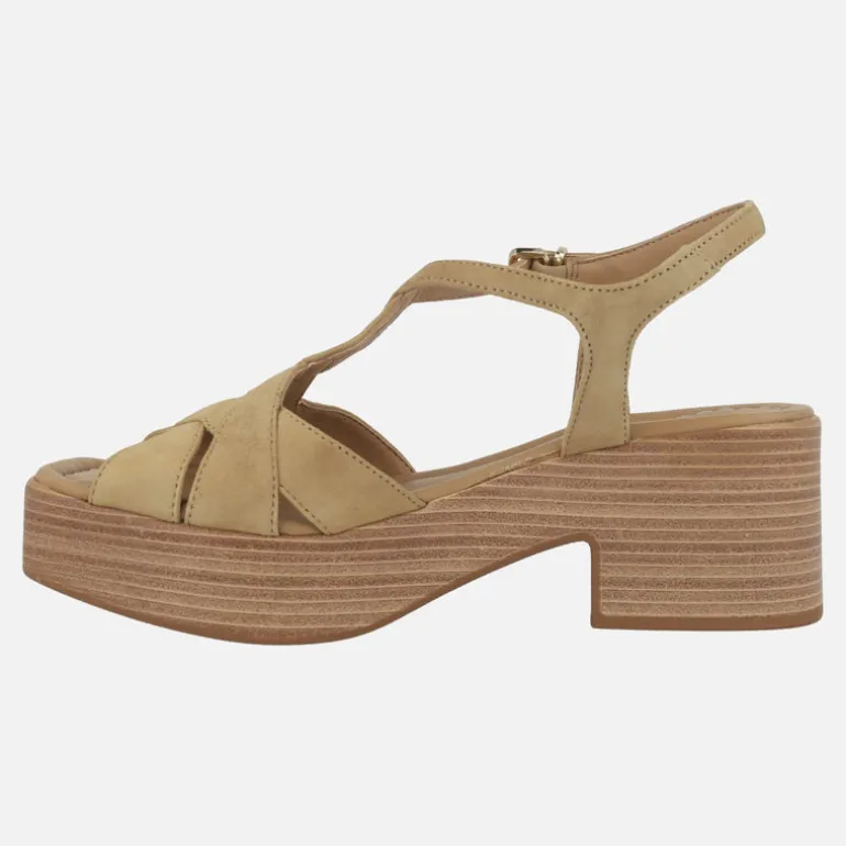 Sandalias de ante color camel Wisconsin