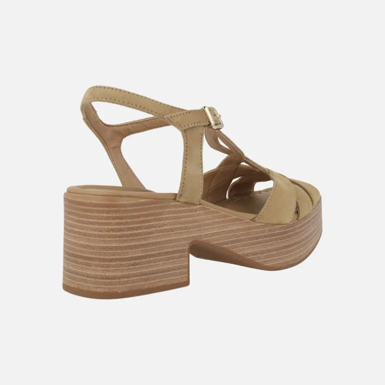 Sandalias de ante color camel Wisconsin