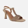 Sandalias de ante con cobertura de strass Filipos