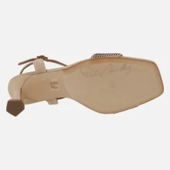 Sandalias de ante con cobertura de strass Filipos