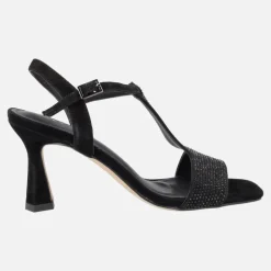 Sandalias de ante con cobertura de strass Filipos