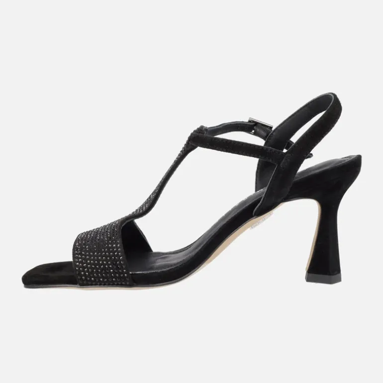 Sandalias de ante con cobertura de strass Filipos