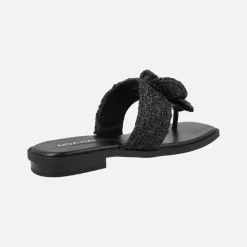Sandalias de dedo Acacia con pala y flor de rafia