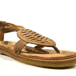 Sandalias de dedo Vero con pala troquelada para mujer
