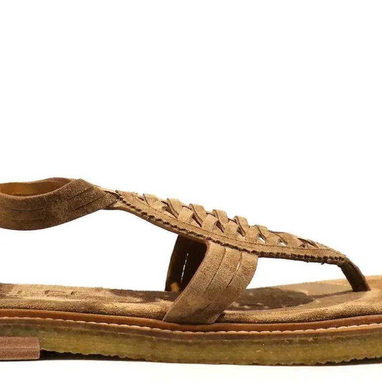 Sandalias de dedo Vero con pala troquelada para mujer