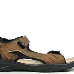 Sandalias de nobuck con cierre de velcro