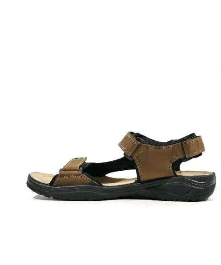 Sandalias de nobuck con cierre de velcro