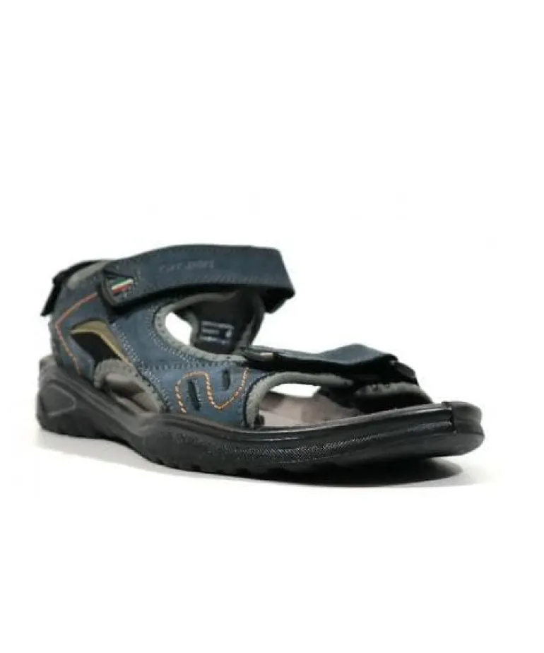 Sandalias de nobuck con cierre de velcro