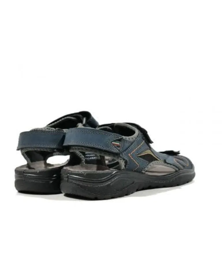 Sandalias de nobuck con cierre de velcro