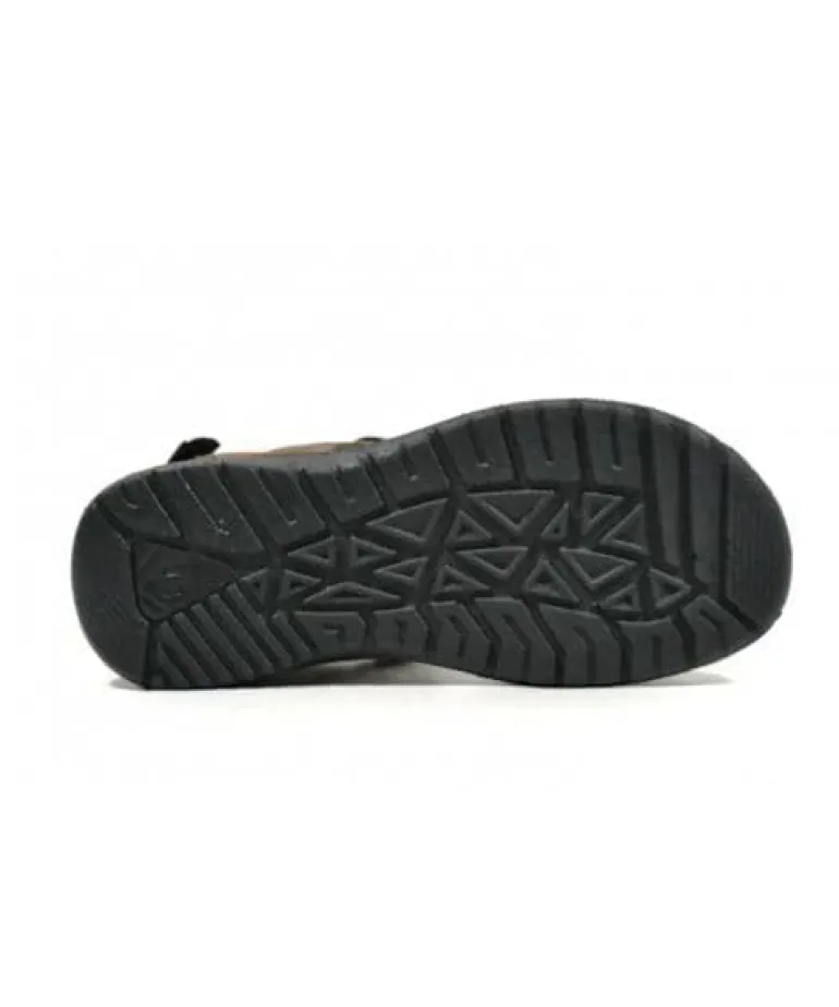 Sandalias de nobuck con cierre de velcro