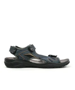 Sandalias de nobuck con cierre de velcro
