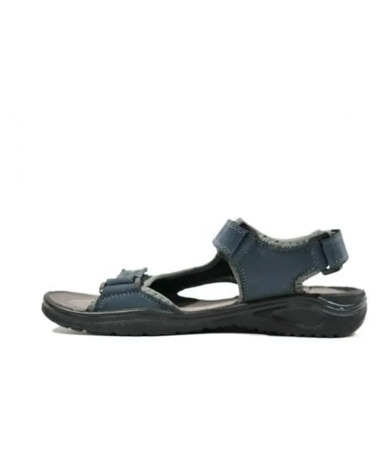 Sandalias de nobuck con cierre de velcro