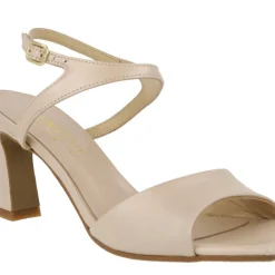 Sandalias de piel Alexia con pulsera al tobillo