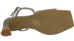 Sandalias de piel Alexia con pulsera al tobillo