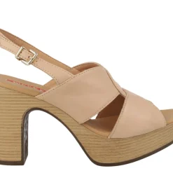 Sandalias de piel Arbórea con tacón y plataforma