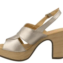 Sandalias de piel Arbórea con tacón y plataforma