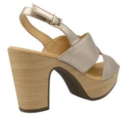 Sandalias de piel Arbórea con tacón y plataforma