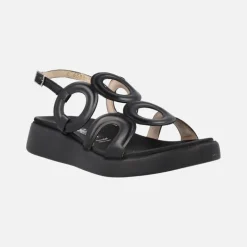 Sandalias de piel Arizona con detalles circulares y planta Memory gel